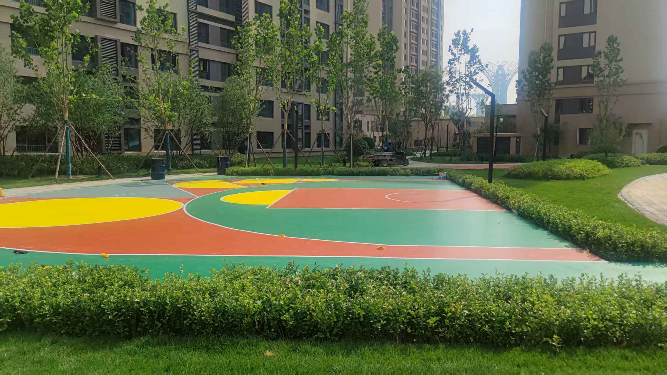 平顶山市学校塑胶跑道塑胶地面 - 厂家